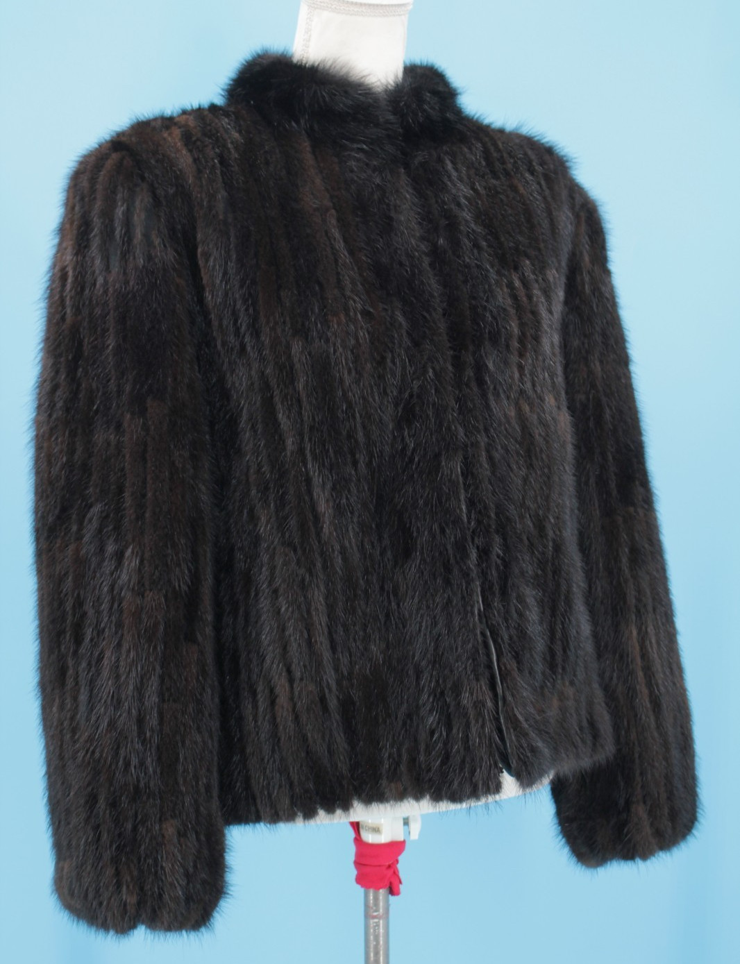 VTG Women’s Chocolate Brown Mink Fur Jacket / Coat S/M Alaskan Furs / Saga Mink