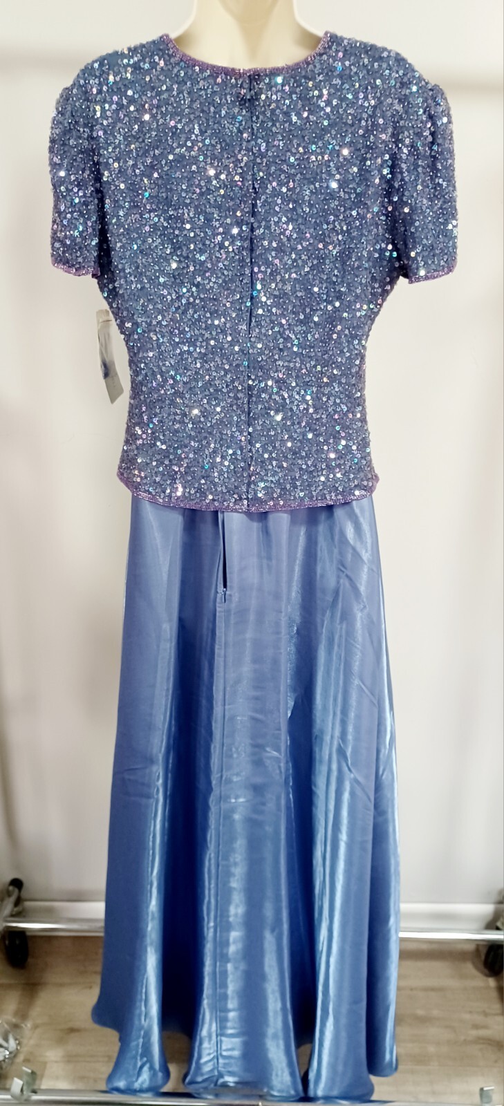 Vintage NWT Adrianna Papell Evening Formal Dress Sz 8 Silk ***SEE DESCRIPTION***