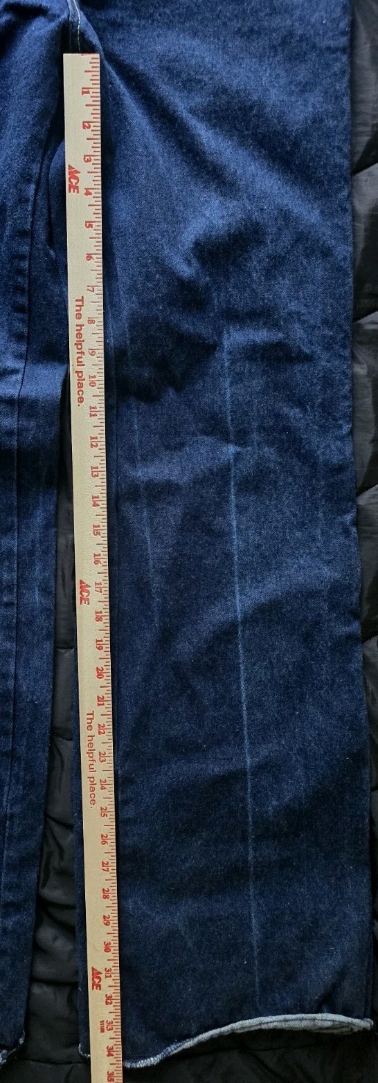 Union Gap Wide Flare Leg Jeans Multicolor Stitching Pocket and Side Seams