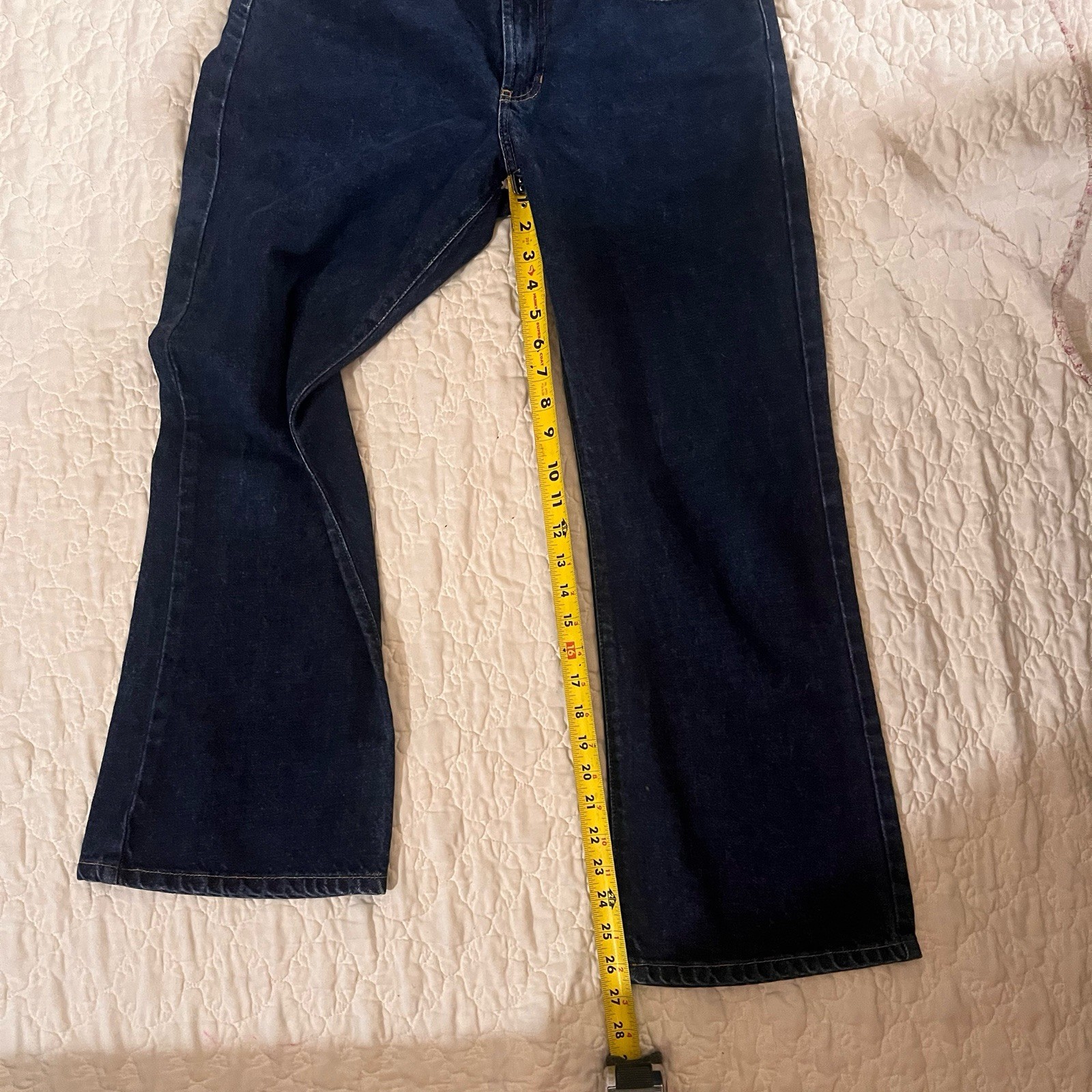 VTG 90s Abercrombie & Fitch High-Rise Bootcut Rigid Jeans Women’s Sz 8 Raw 30×27