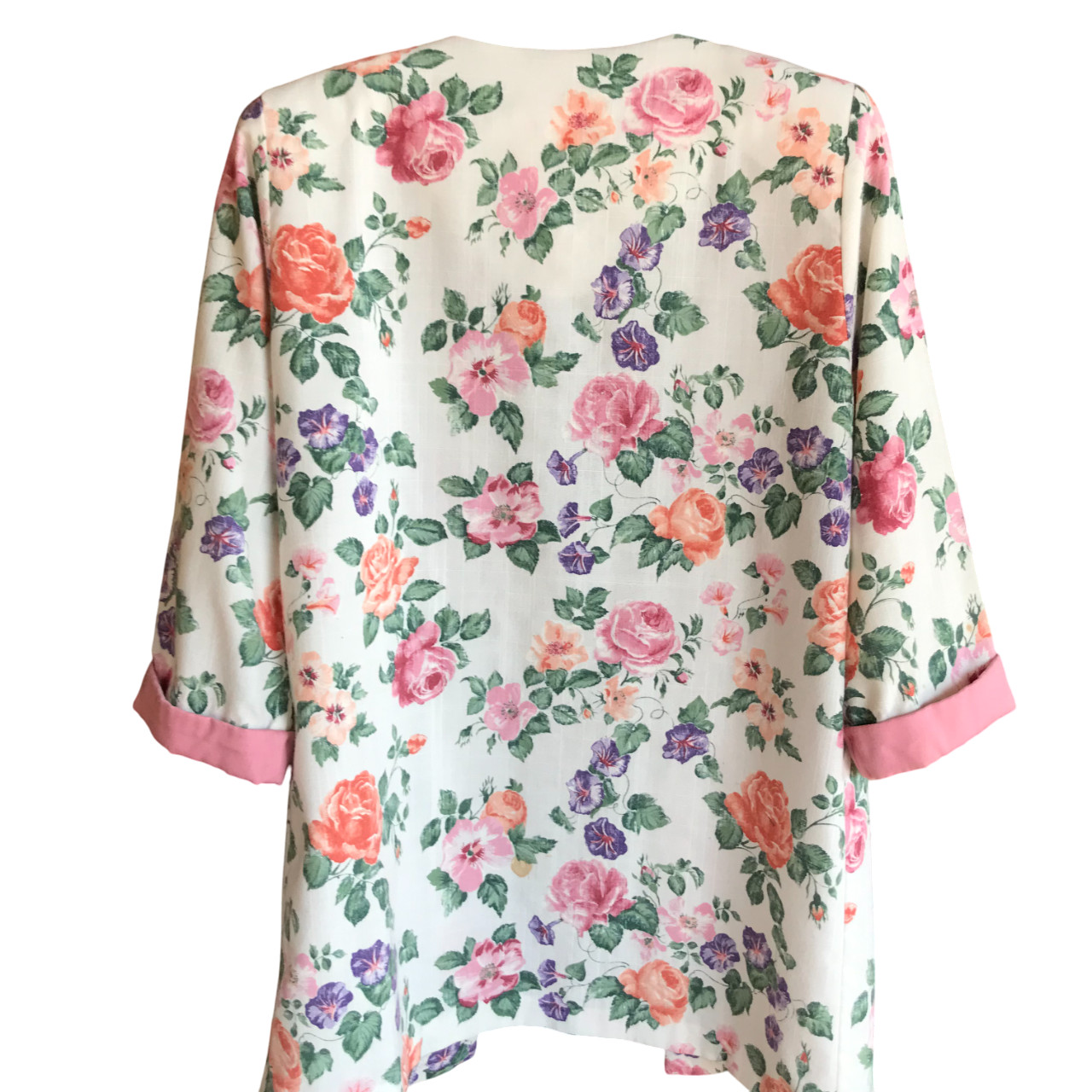 Special Thyme Ltd. Floral Jacket VTG 80s Lightweight Flowery Spring Blazer 14WP