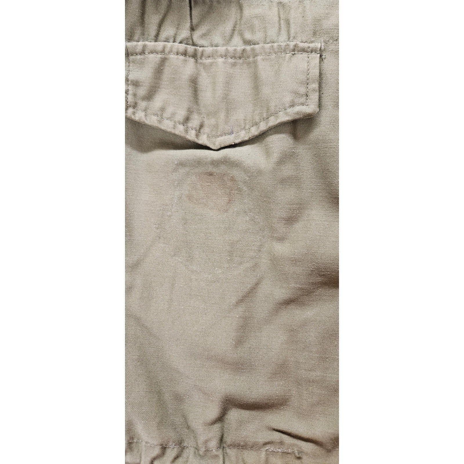 Vintage Greenbrier Industries OG-107 Womens Field Jacket Olive Green 14R 1975