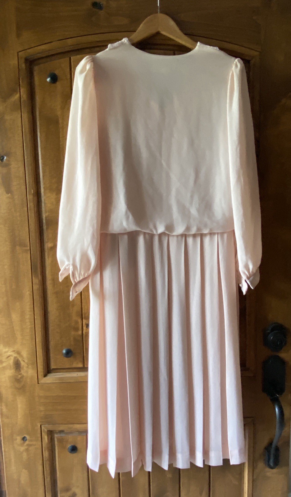 Vintage Liz Roberts Pink Dress – Size 10 – Made in Hong Kong