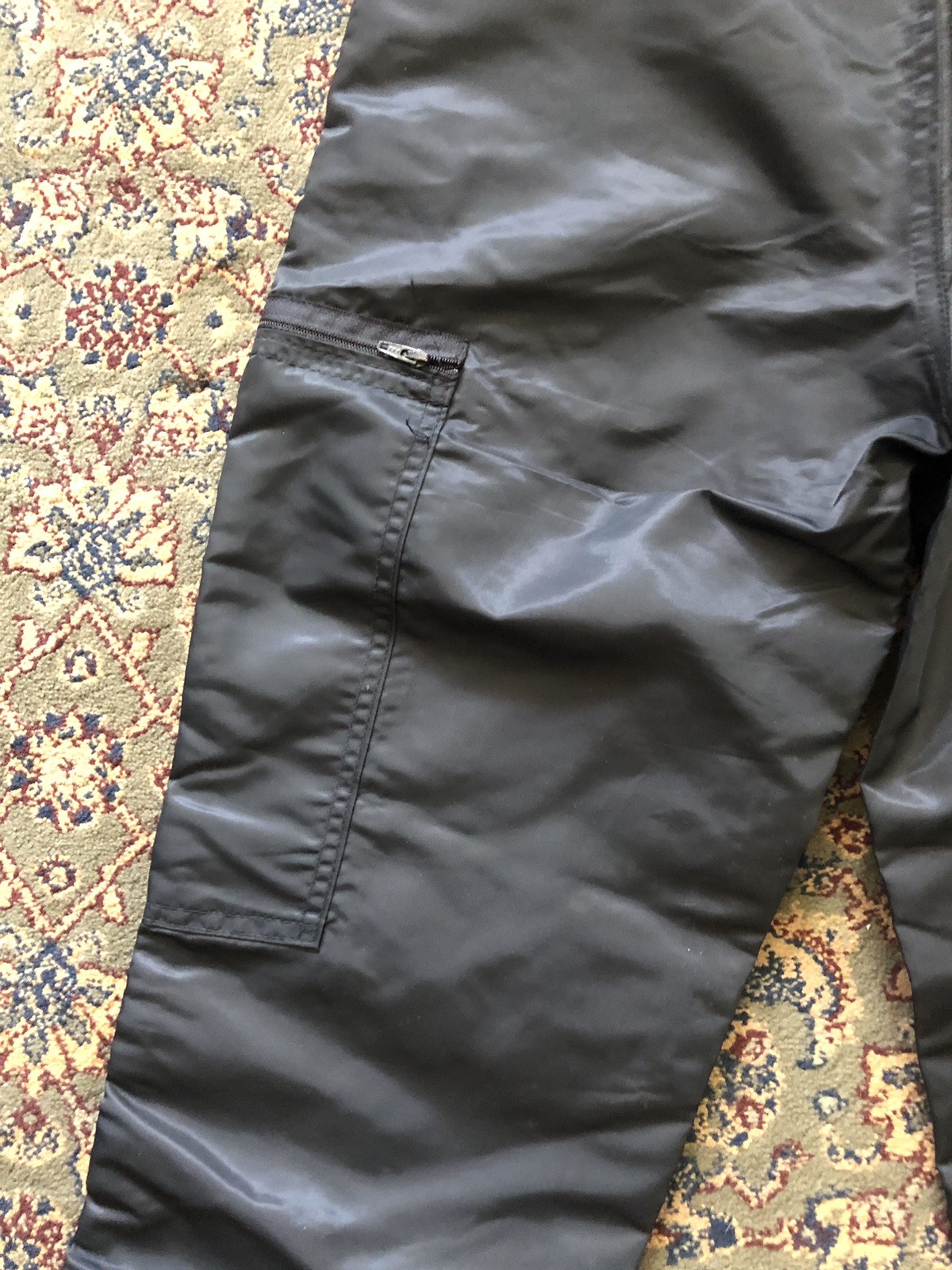 Iconic 80’s Black Parachute Pants Cargo, 6 Pockets