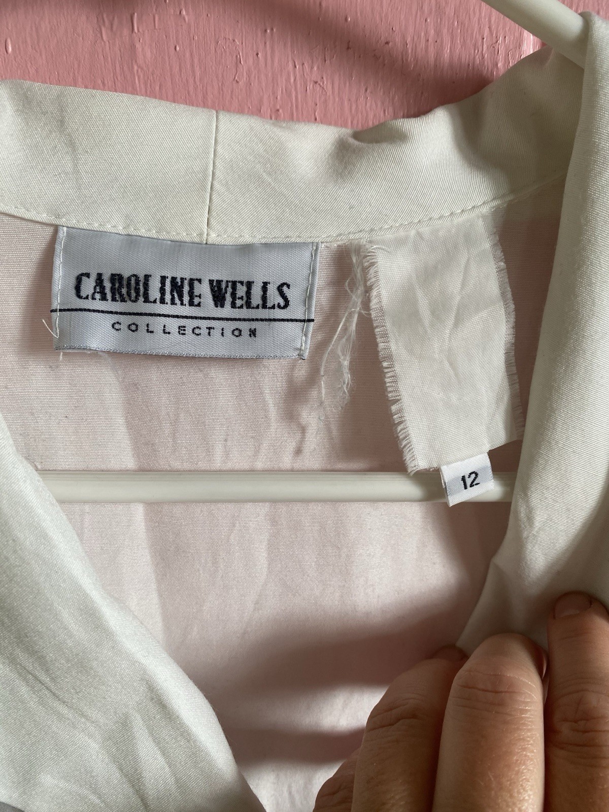 80s 90s Career Wear Shirt Dress With Plaid Vest All One Piece Caroline Wells Col