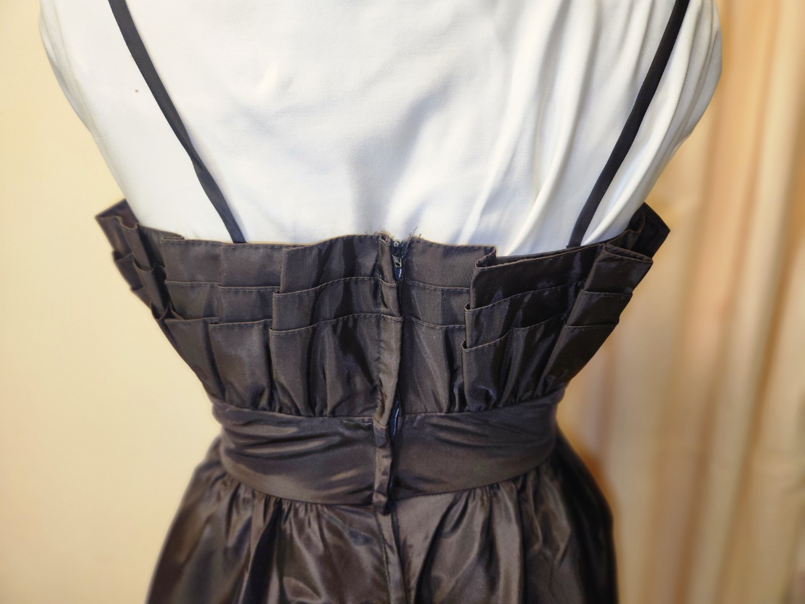 Vintage Flirtations Gown By Alfred Angelo*Taffeta Retro Prom*Small