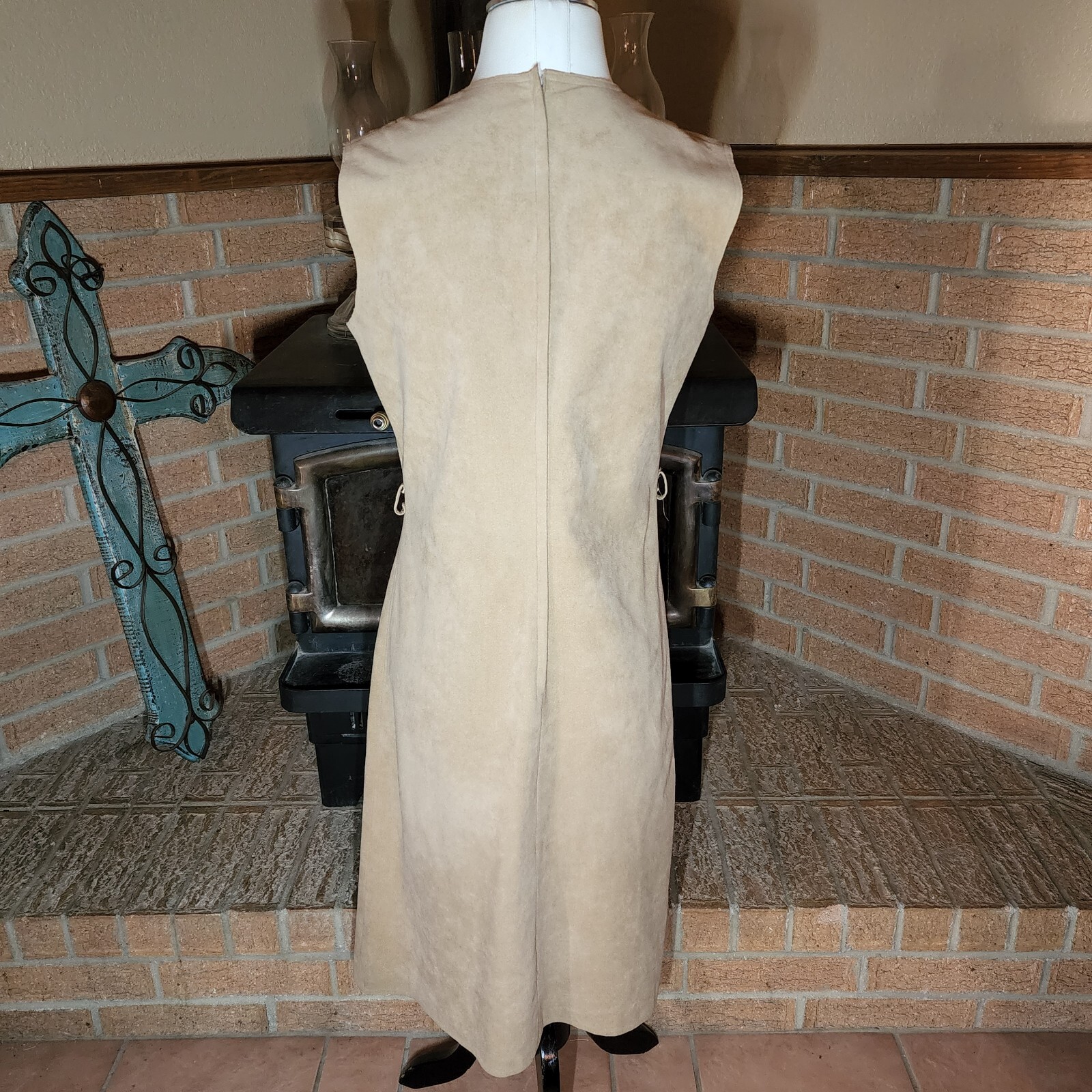 Vintage Skinner Ultra Suede Dress Made in U.S.A. Union Tag