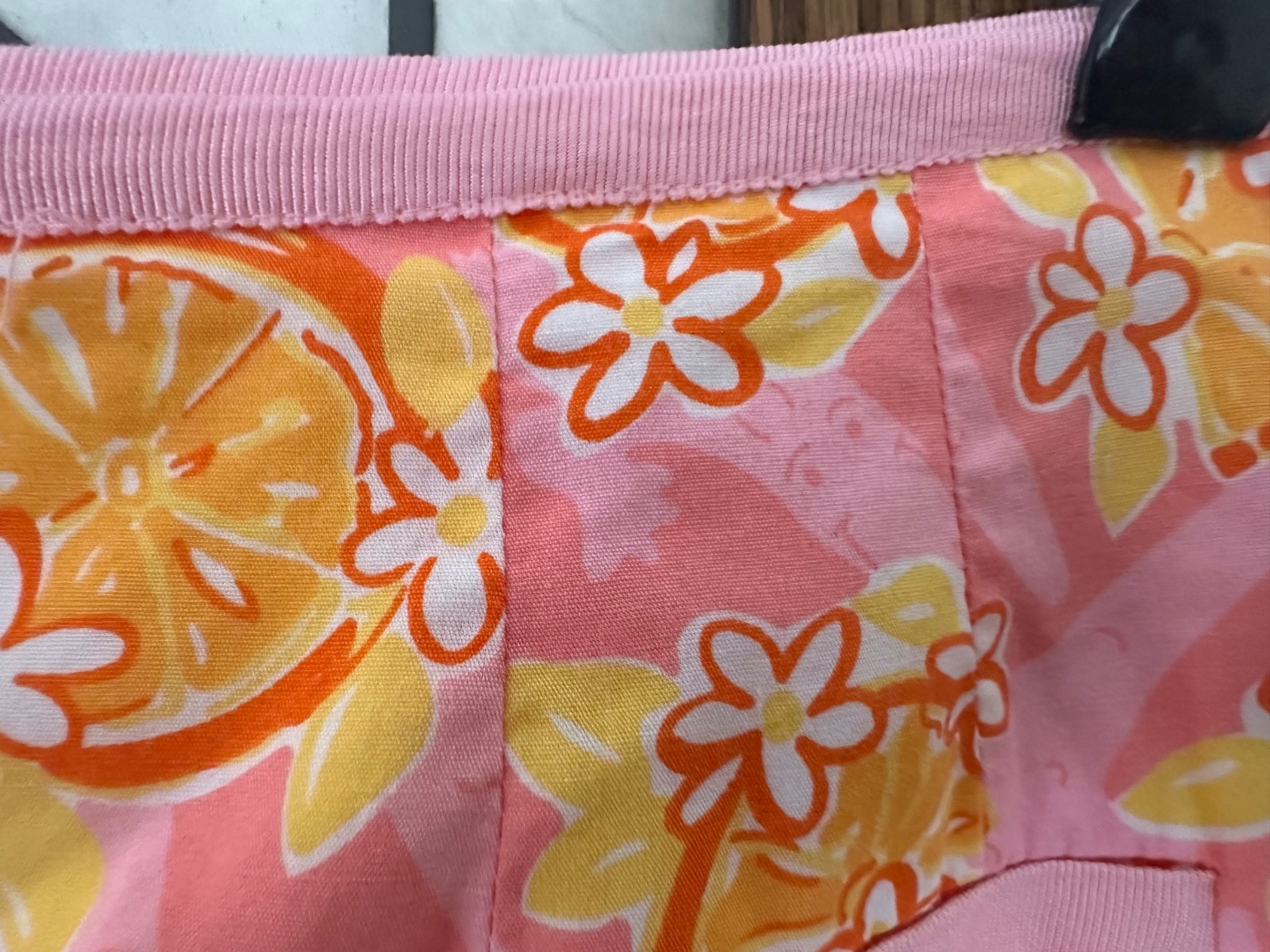 80’s Vintage Lily Pulitzer Orange Blossom Floral Skirt 12 SWEET!