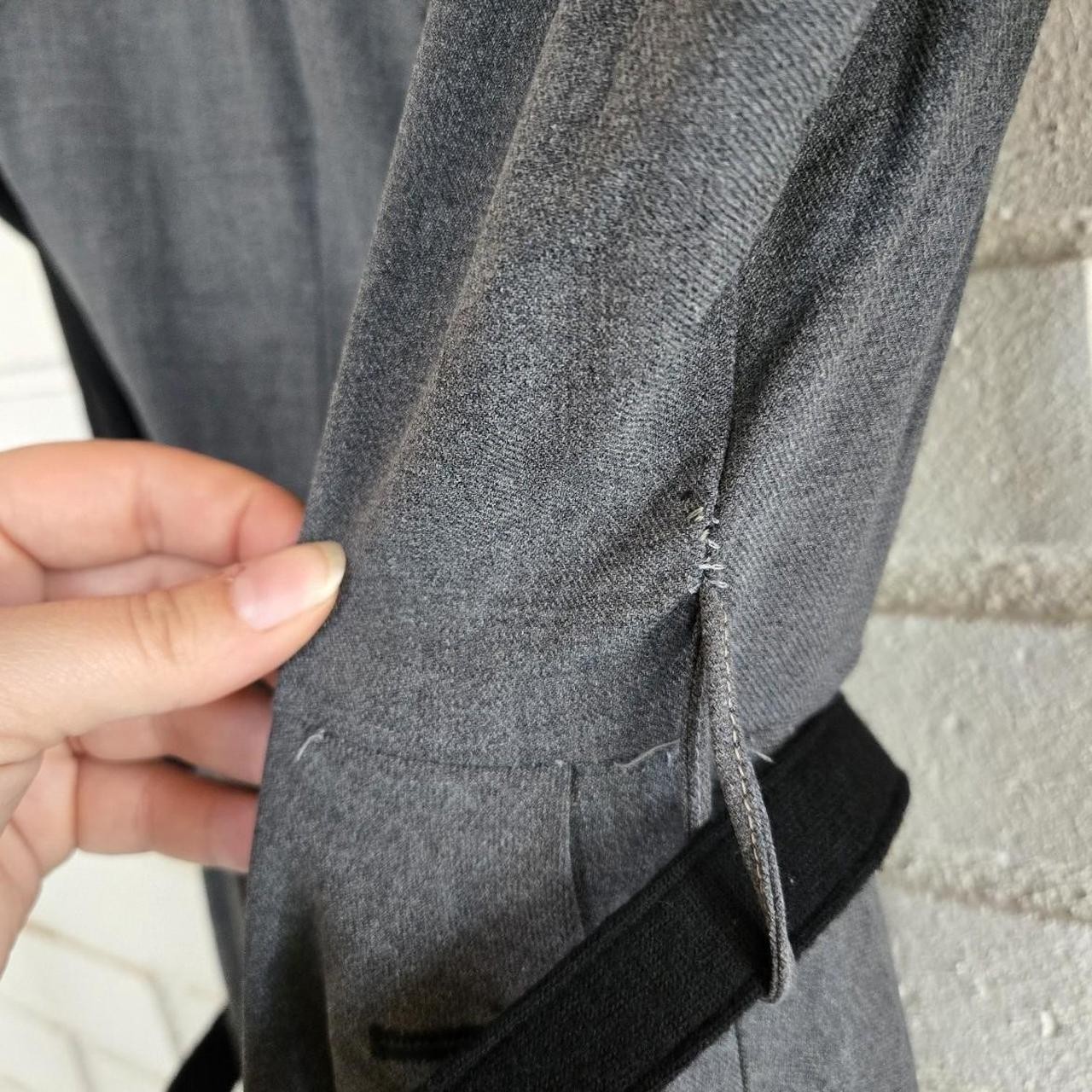 Vintage 1940s Fitted grey and black dress set