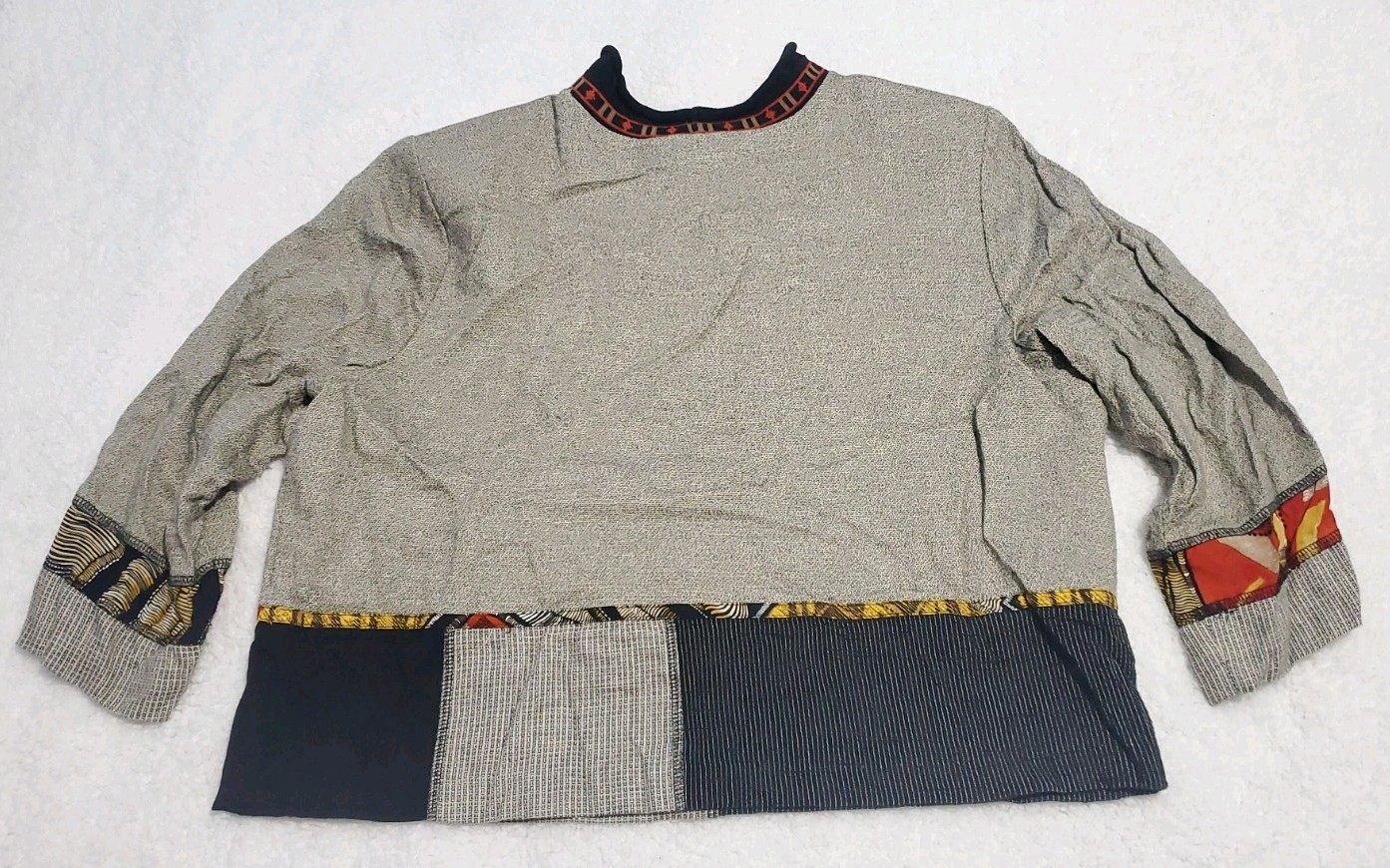 VTG Nancy Bolen City Girl Top And Skirt Set Sz XL