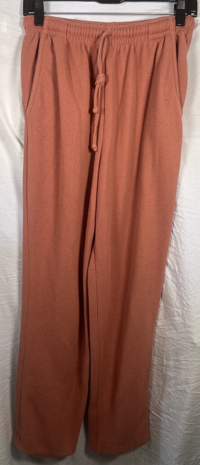 JANTZEN CLASSICS Women Pants Stretch Sweat Lounge Pants Size Medium Salmon