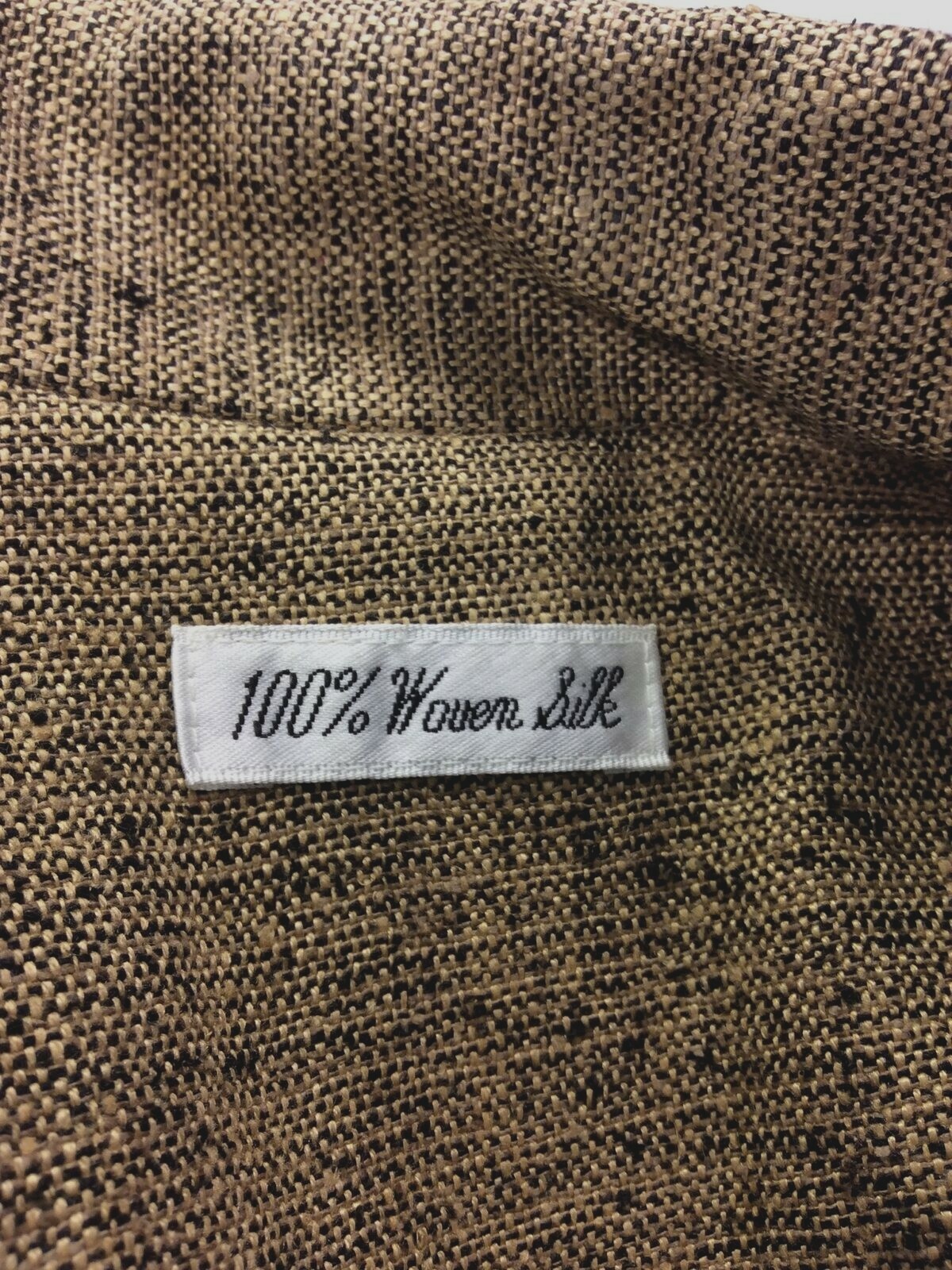 Ann May Vintage Women Silk Skirt Jacket Set Olive Size 12 (45)