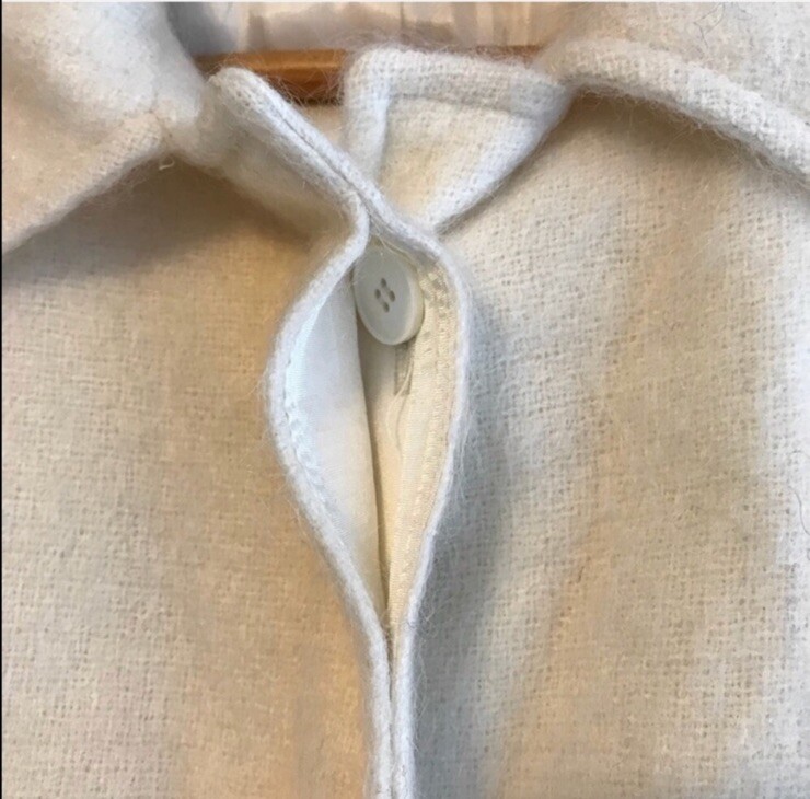 Jacobson By Denise Coat Mohair/Wool Long Vintage Size L Mid-calf Bust 47”