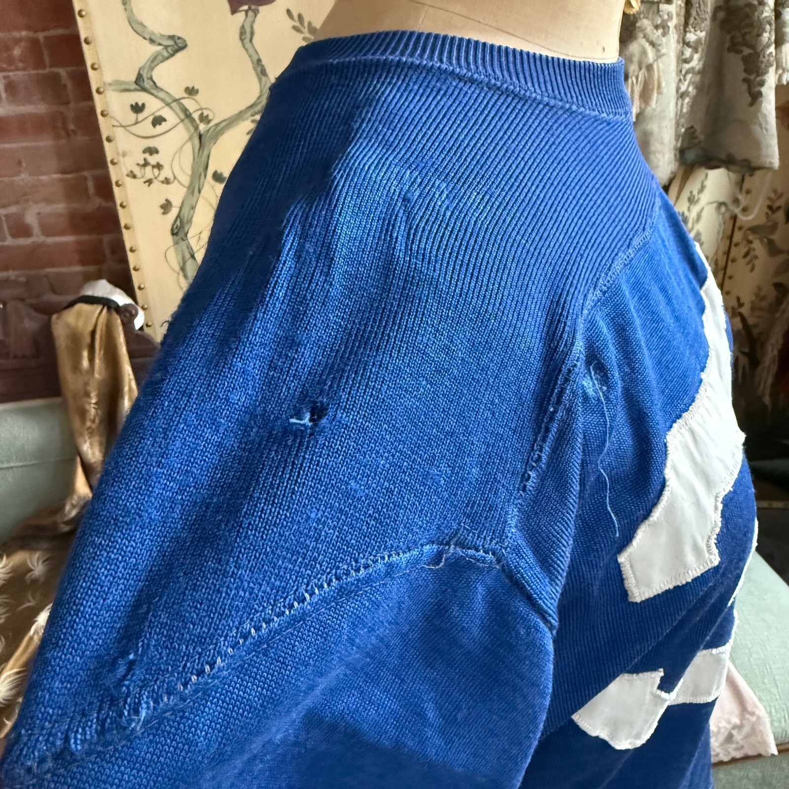 True Vintage 1940s 1950s Economy Auto Sporting Goods Football Jersey