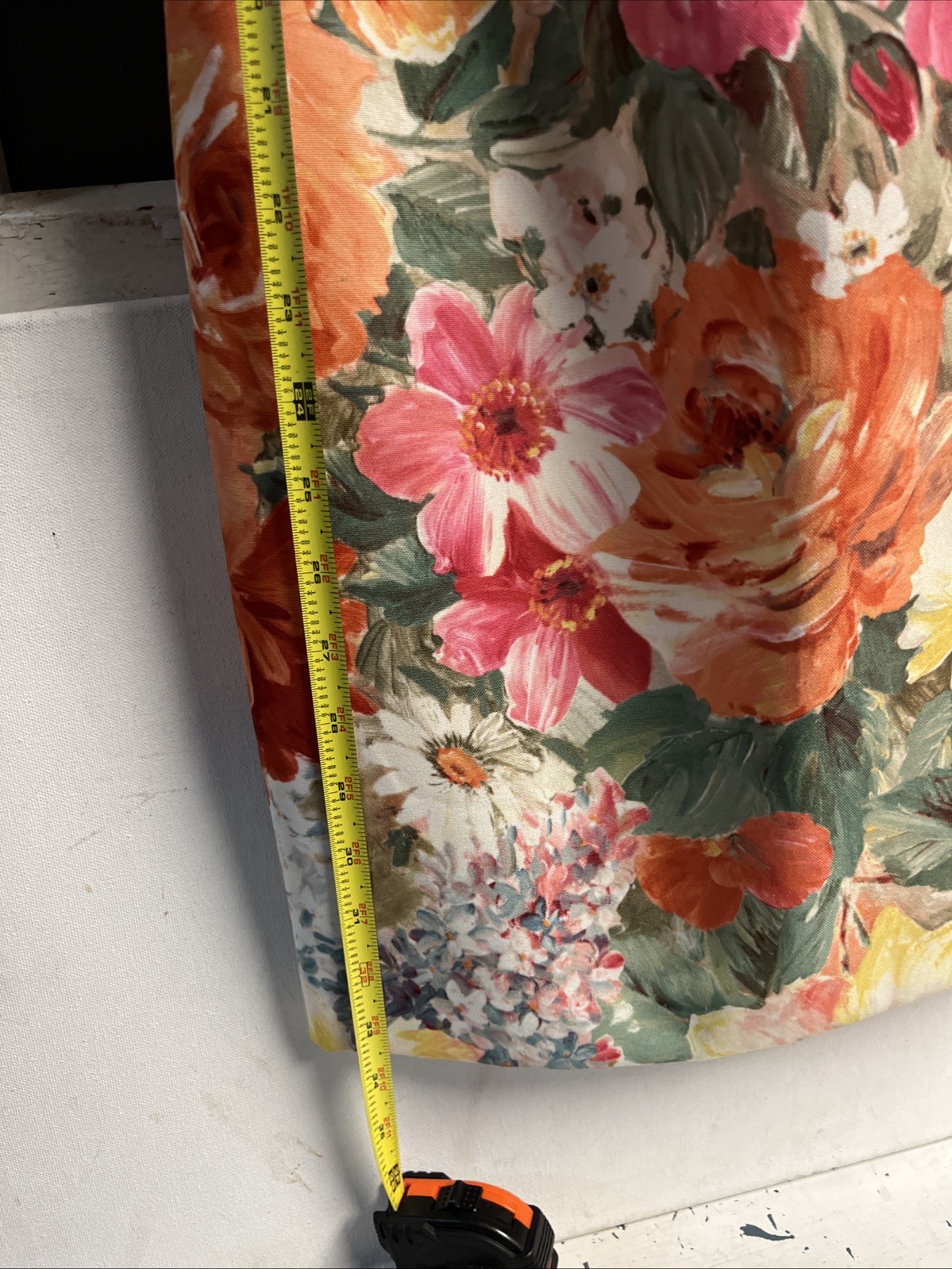 Wrapper 1960s Midi Cocktail Dress Women’s 5/6 XS / SM Floral Mid Century USA VTG