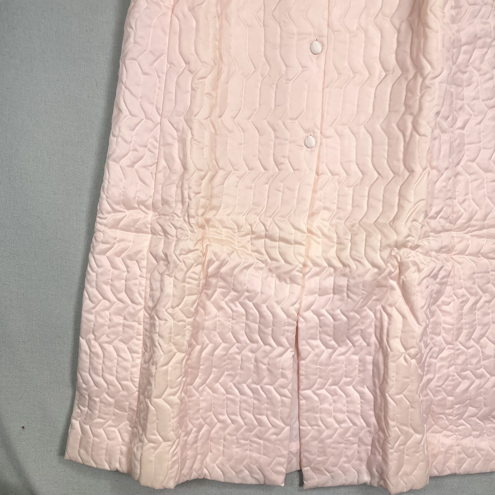 VINTAGE Christian Dior Lingerie Satin Lace Quilted Robe House Coat Sissy NOS!