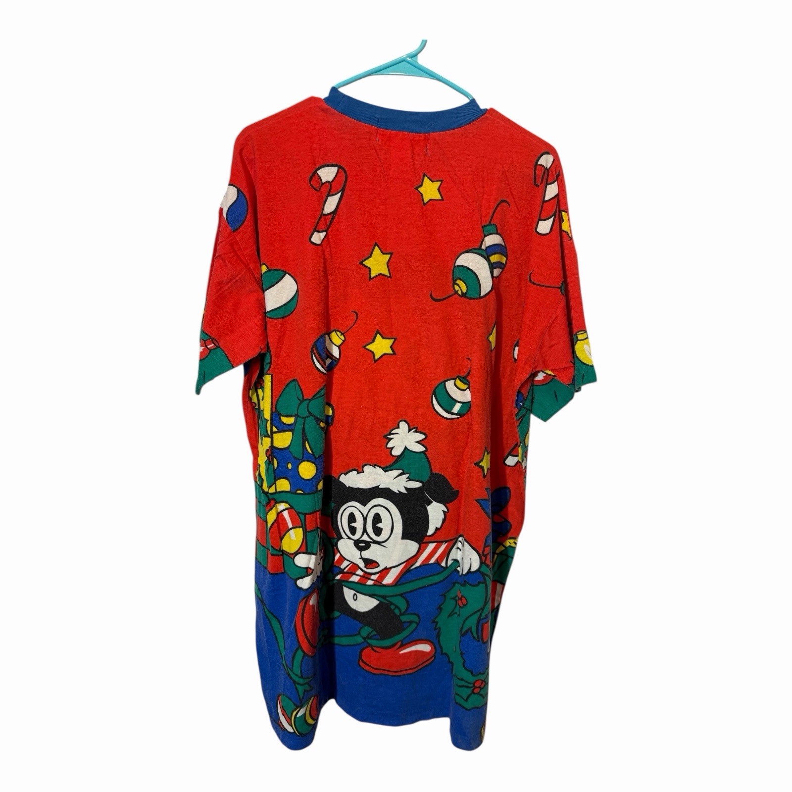 Vintage 1994 BETTY BOOP INTIMATES Christmas t shirt oversized AOP cover up 90s