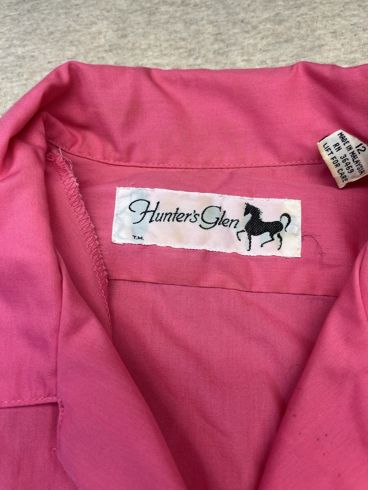 1980/90s Women’s Pink S Sleeve Cotton Top