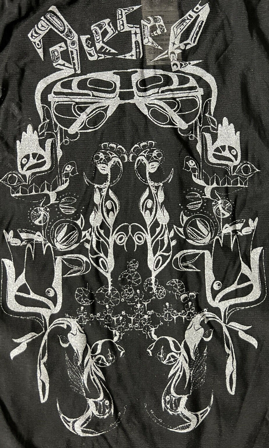 Vintage 90s Y2K Diesel Sheer Black Mesh Lace Cami Tattoo Tank Top Grunge Alt