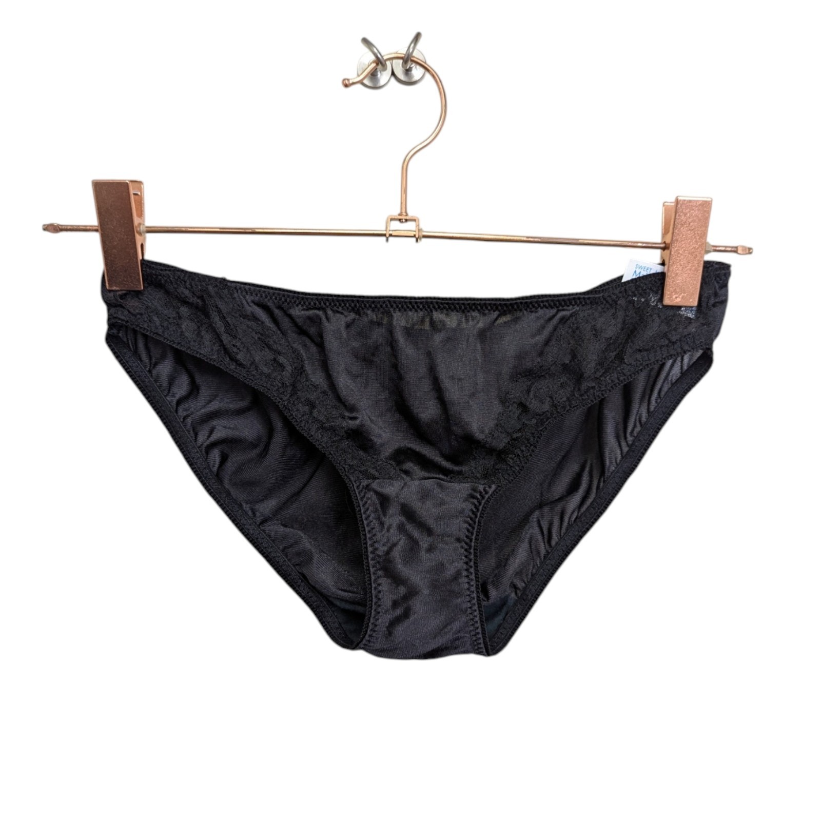 Maidenform Sweet Nothings S String Bikini All Antron III Nylon Satin Lace 26818
