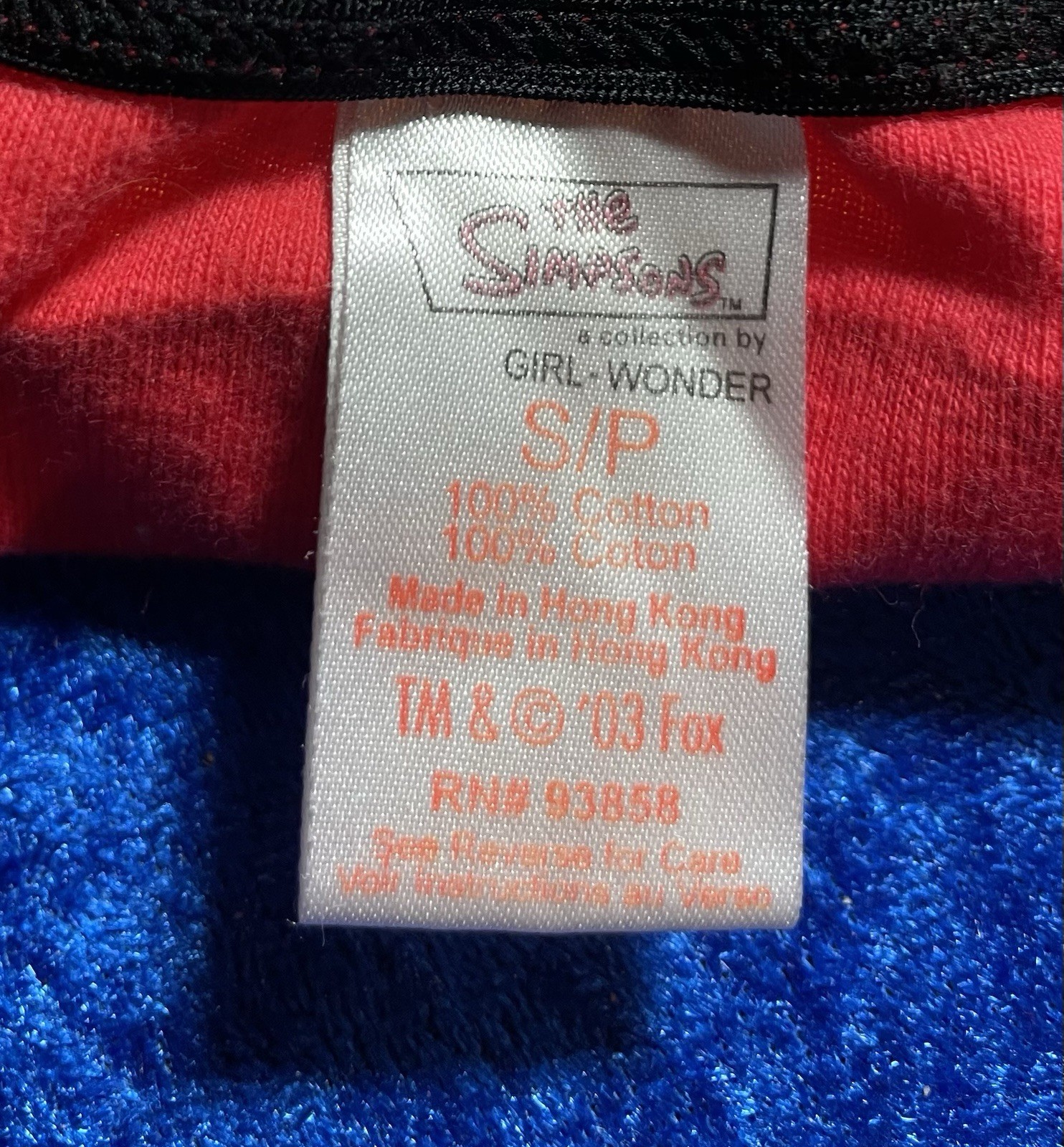Vintage Y2K 2003 The Simpsons Valentines Day Novelty Panties Cotton Bikini Panty
