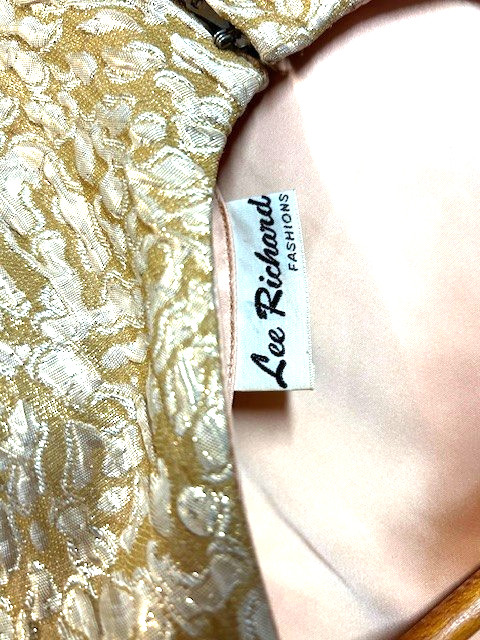 Lee Richard Fashion Vintage Brocade Cocktail Dress