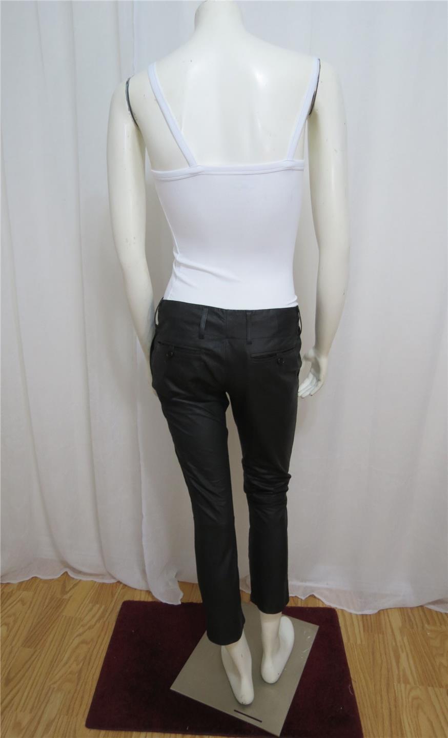 Helmut Lang black label Rare collectible Kangaroo leather pants size 38 US 2