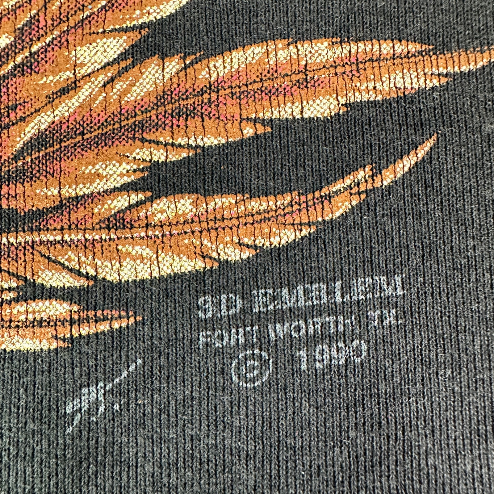 Vintage 90s Harley Davidson 3D Emblem Forever Wild Eagle Tank Top Womens Lrg Vtg