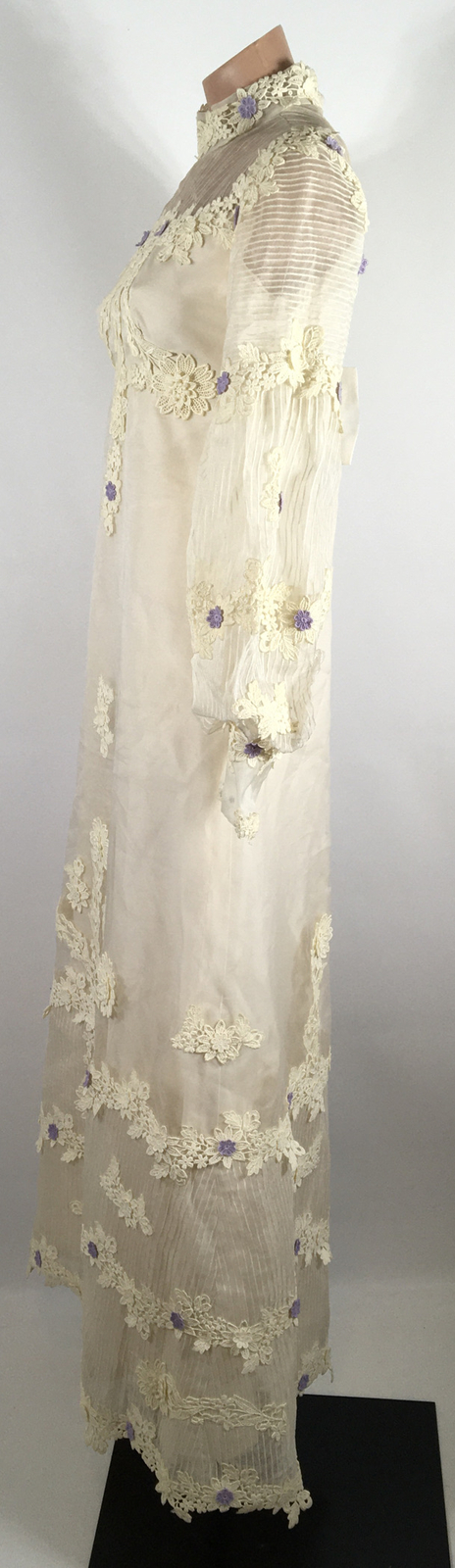 VTG Brides World Designer Collection Floral Cottagecore Prairie Wedding Dress