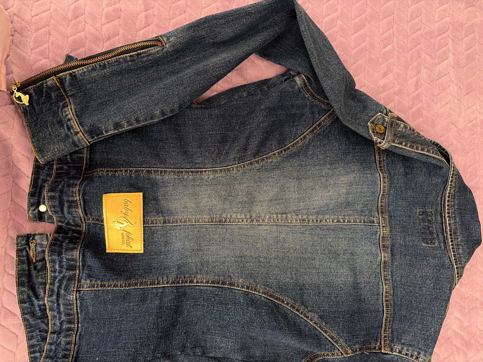 Vintage 90s Y2K Baby Phat Jean Co Denim Jean Jacket – Size S