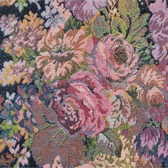 THE LIMITED Vintage 80s Floral Tapestry Midi Skirt Size 2