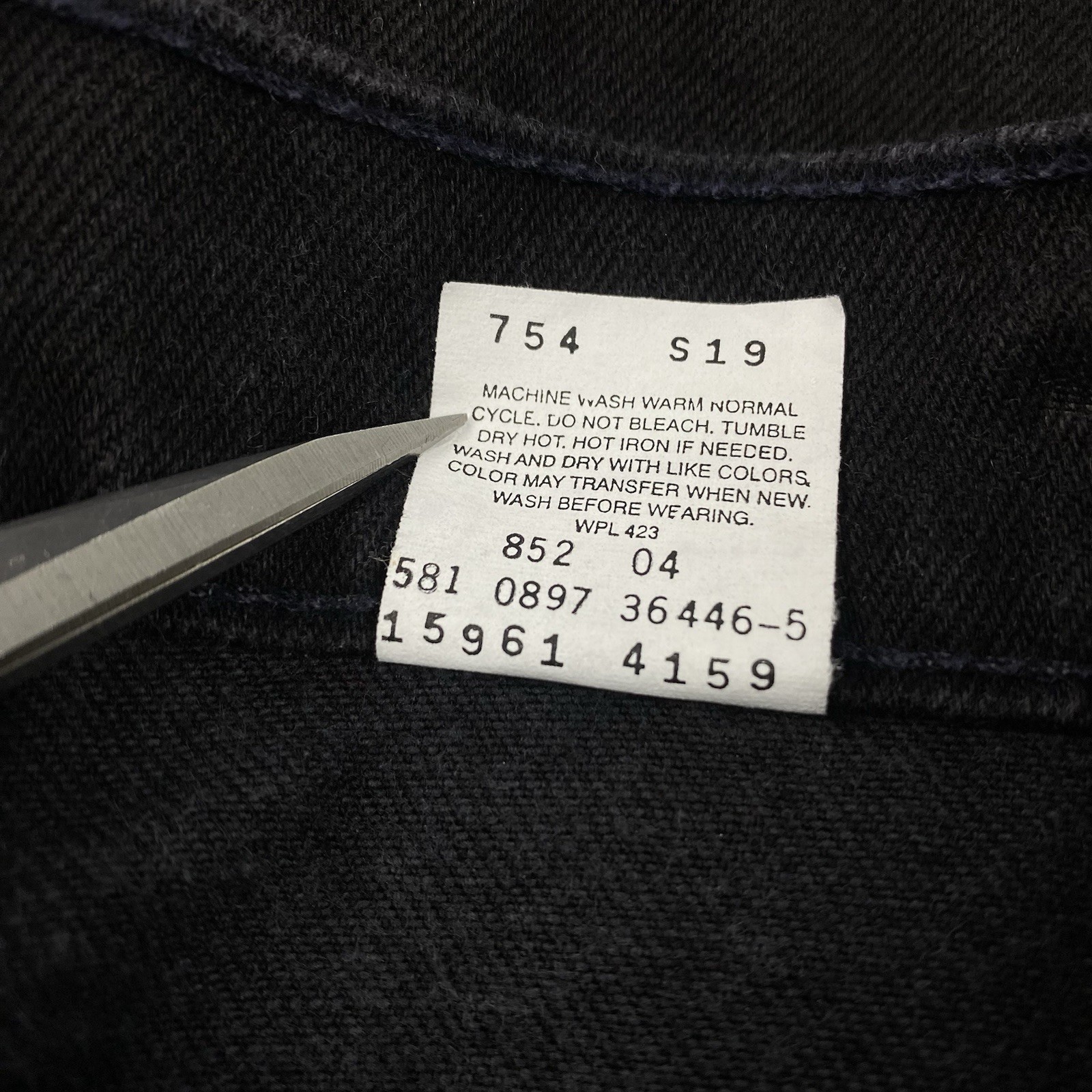 vintage Levis 960 black Loose Fit Straight Leg jeans denim Womens 8 Reg S 90s