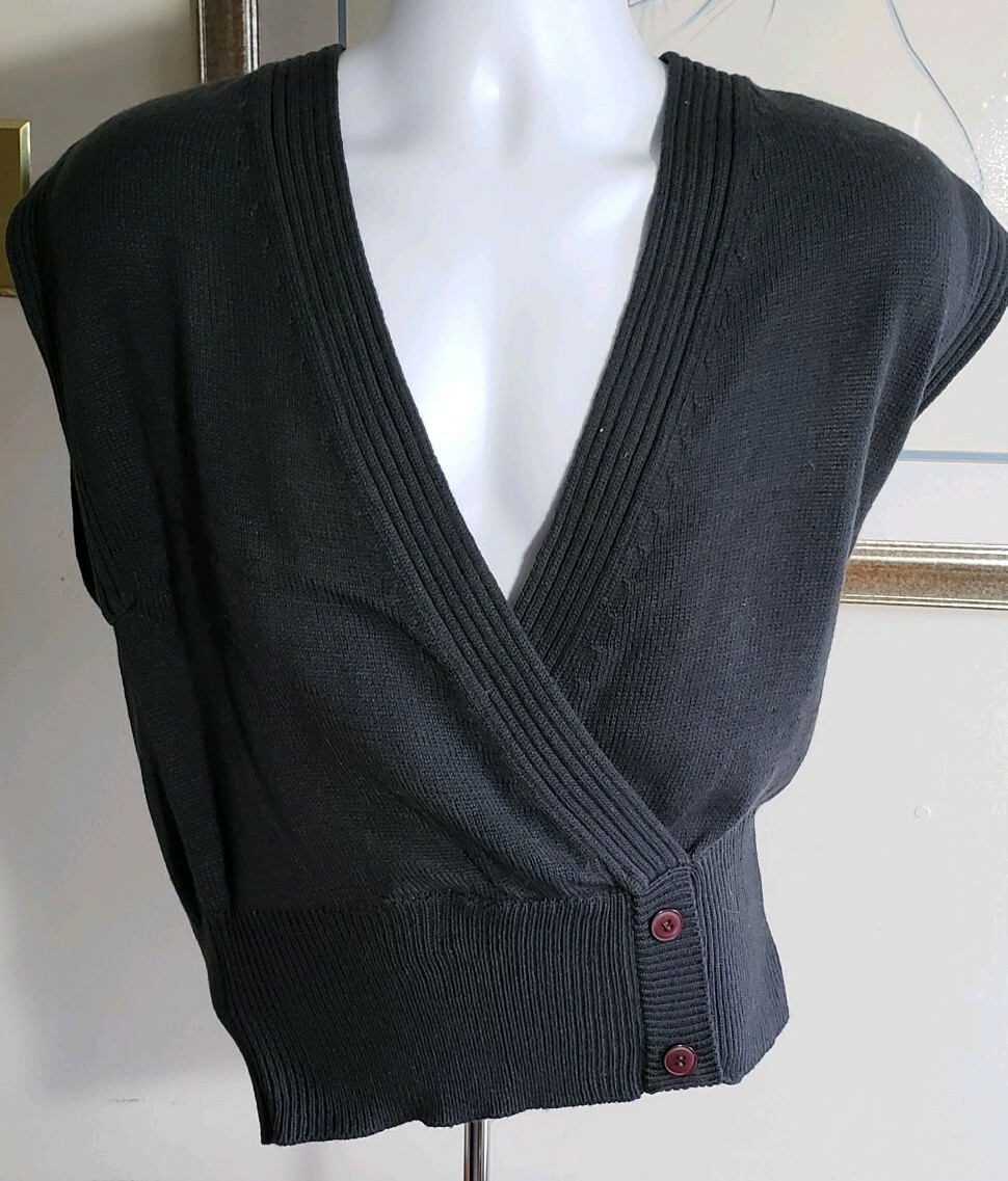 New NWT Loubella California Fashions, Vest, Top, Acrylic, Large L, Sleeveless