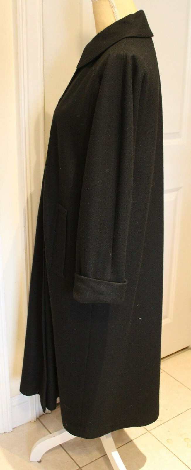 VTG 70s Weatherbee Water Resistant -US Sz 12? -Flannel Overcoat (Wool Blend?)