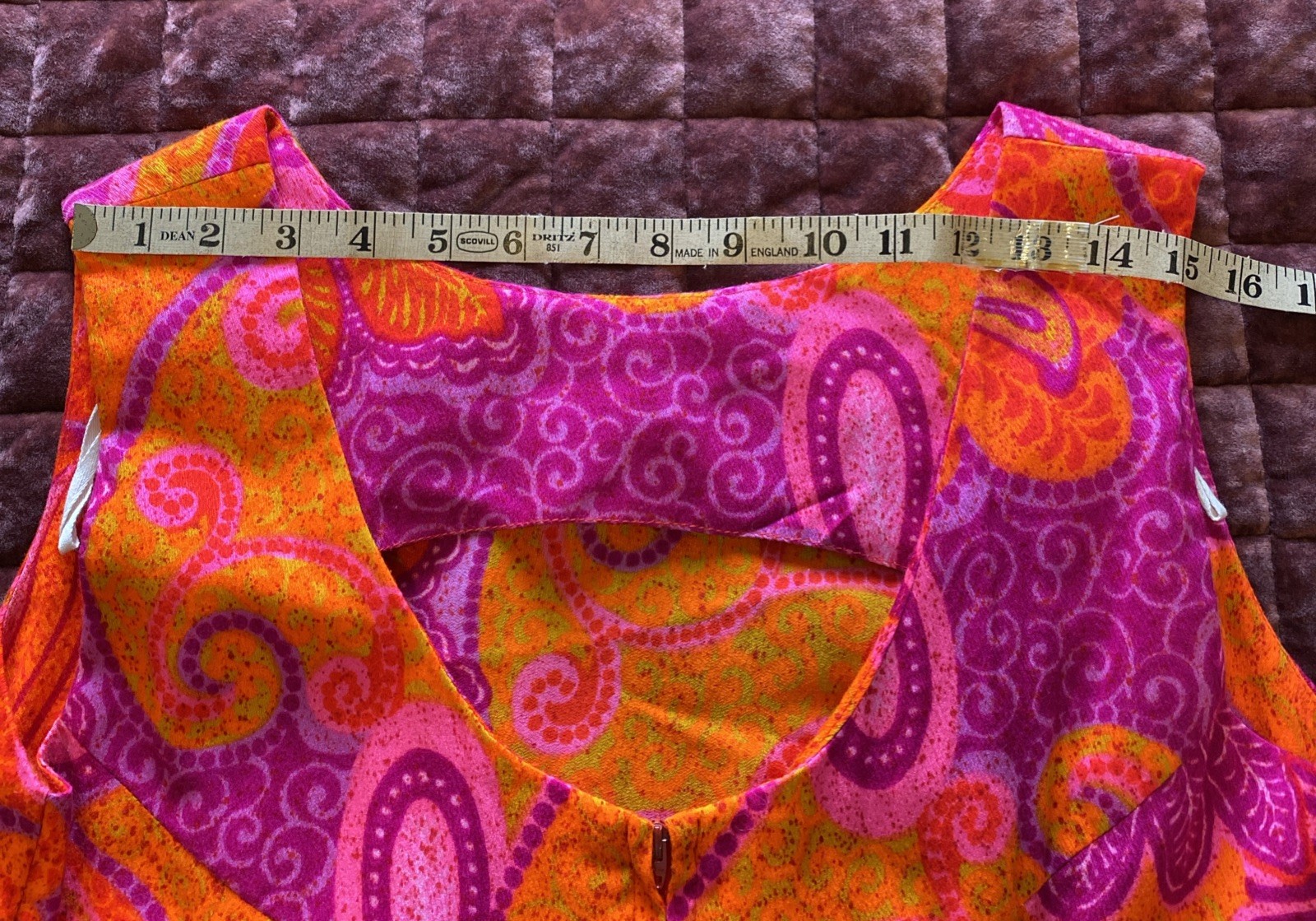Vintage JC Penneys Hawaii Vibrant Floral Maxi Dress Women’s