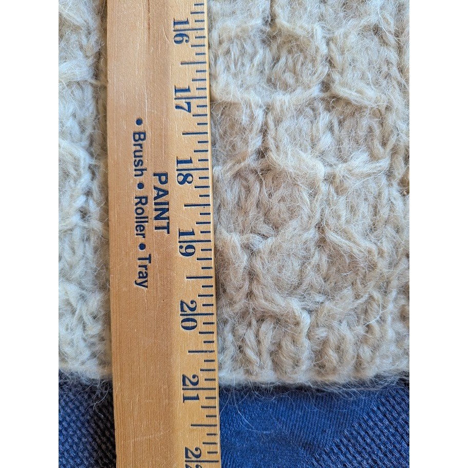 Kingsley by Lampl Cardigan Womens S Vintage Hand Knit Italy Quiet Luxury Retro