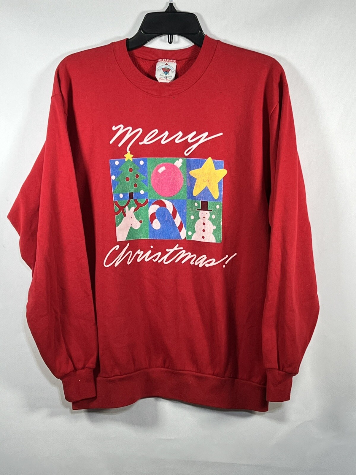 Vintage Gulfstream Palm Beach Club Christmas Pullover Sweatshirt Holiday Large