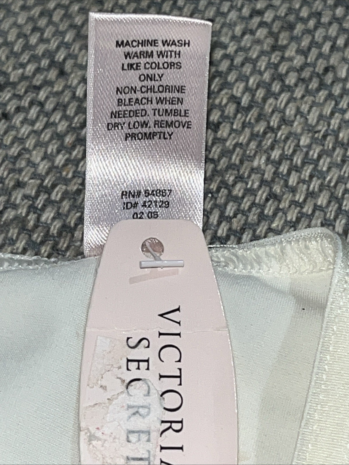 Victoria’s Secret Smooth Sexy Gold Rings Ivory String Bikini Sissy Panties L XL