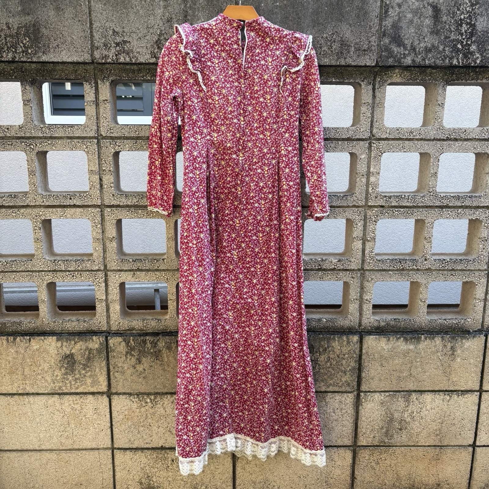Vintage 70s Lola Hawaii Mcinerny Muumuu Maxi Dress Womens Small Hawaiian