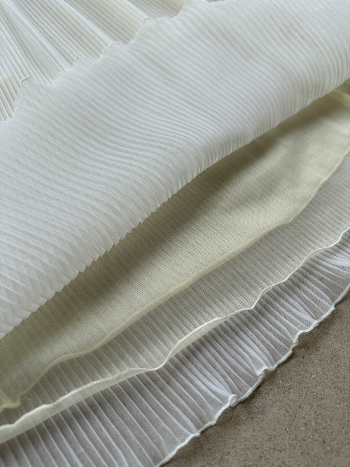 1960s Babydoll Set Evette Runproof Sheer Mushroom Gusset Panty 2 Tone Ruffle VTG