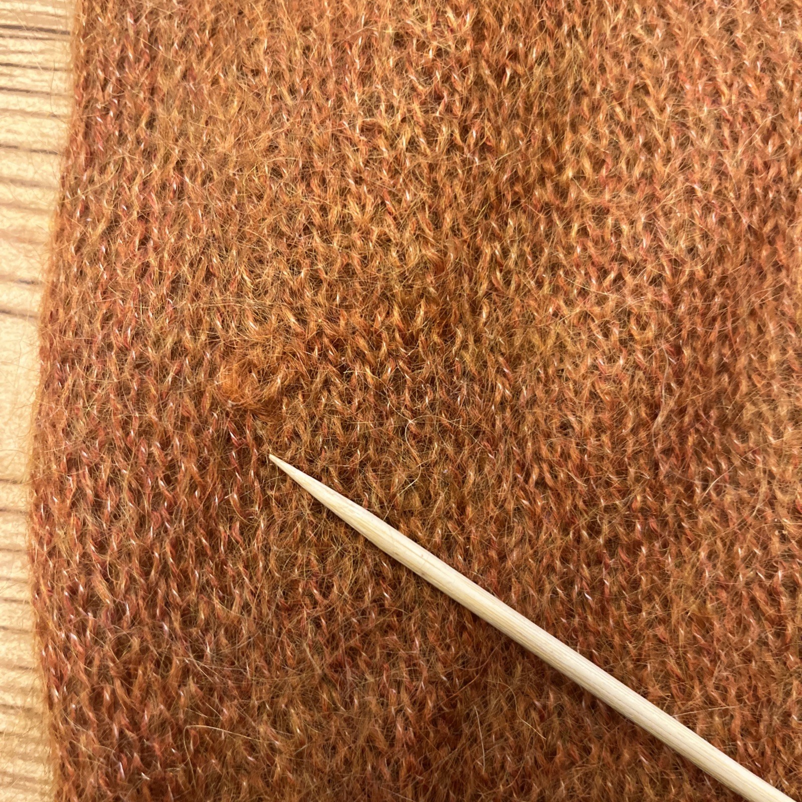 Jeanne Pierre Womens Vtg 80s Camel Brown Sweater Small Petite Mohair Pocket
