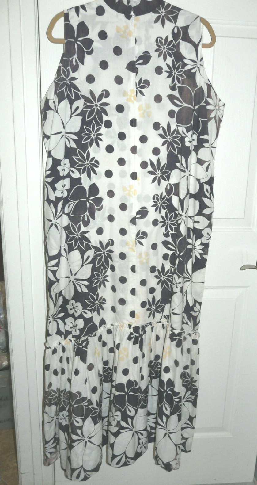 SEAMSTRESS HOME MADE HAWAIIAN DRESS MUUMUU GREAT FOR LUAU BEACH CRUISING 80-90’S