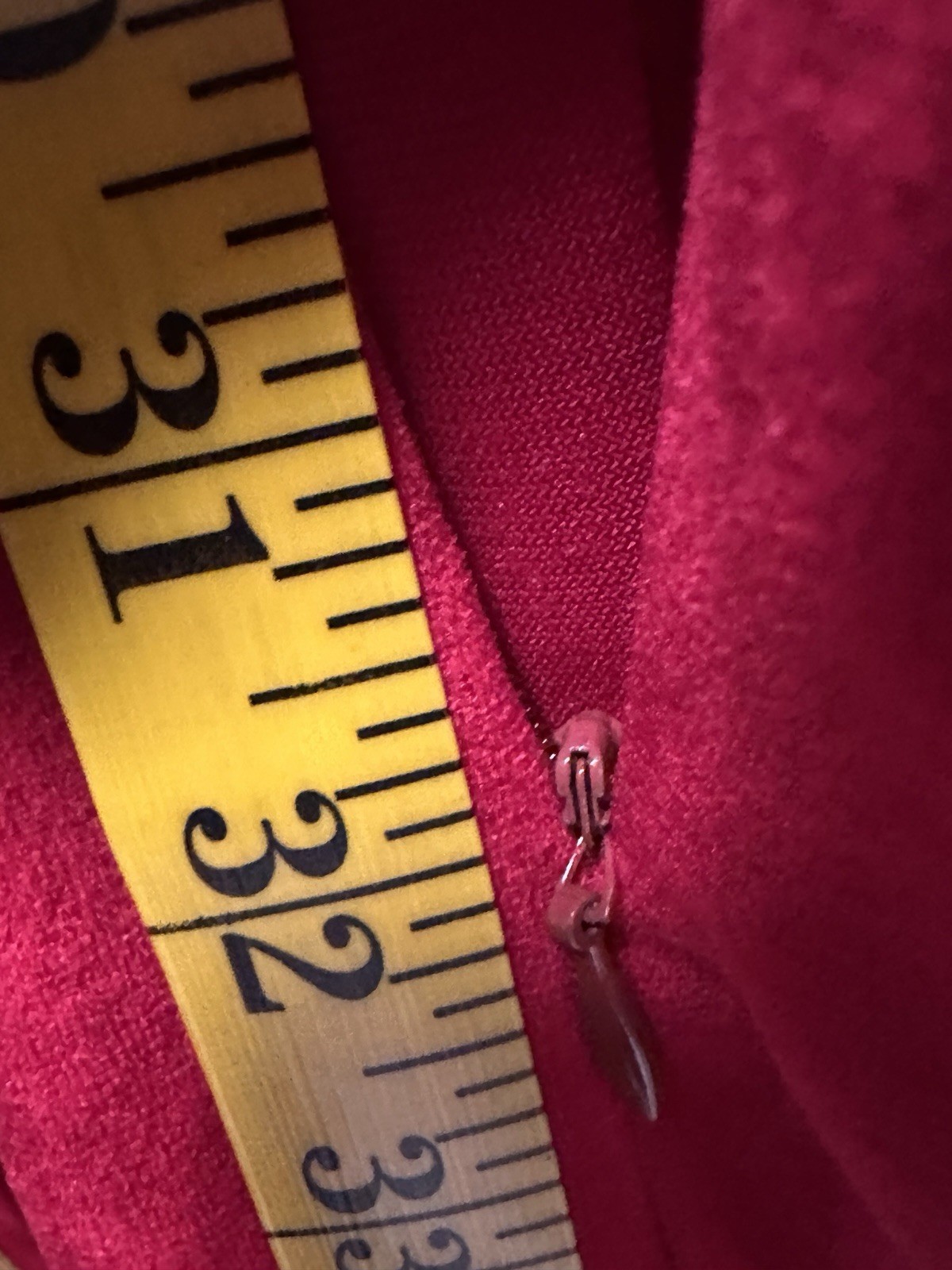 Vtg Brandywine Red Velvet Velour 1/2 Zip Robe Victorian House Coat, Large 1970s