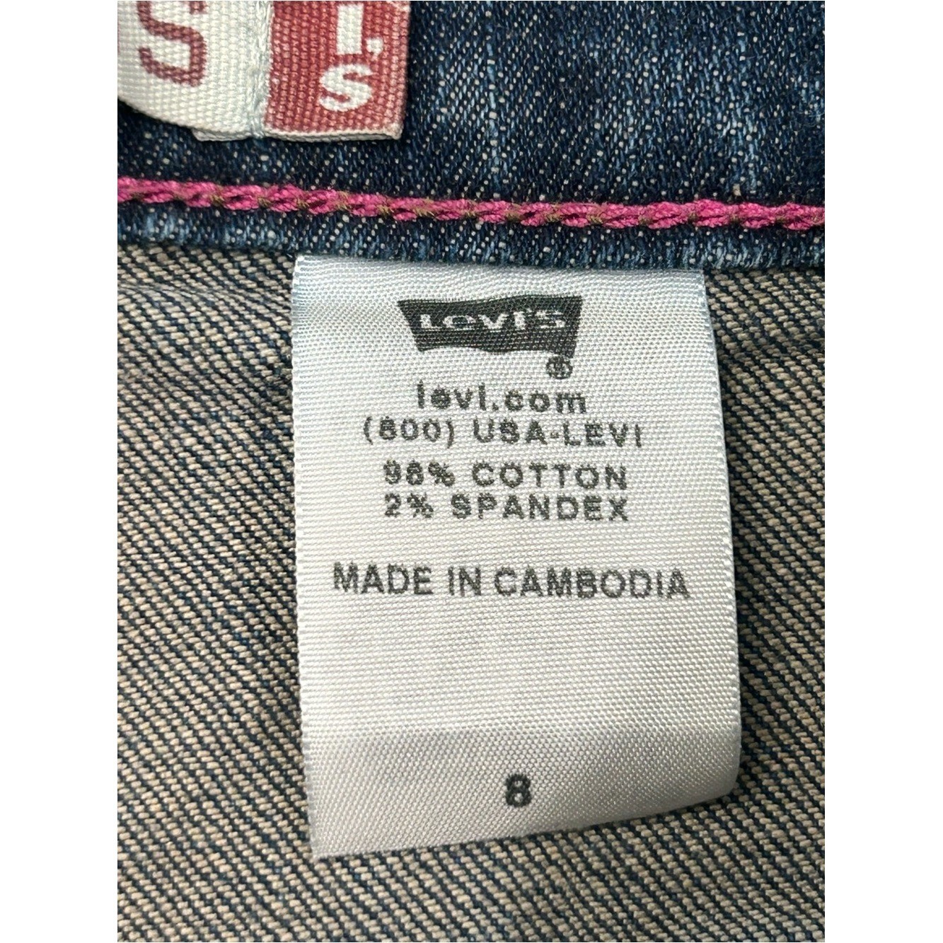 Levi’s 515 Nouveau Women’s Y2K Vintage (2005) Blue Denim Mid-Rise Jean Shorts