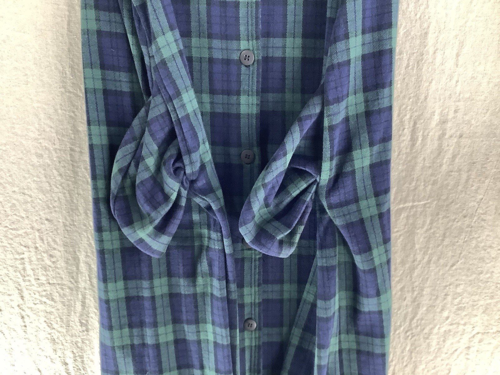Vintage Bechamel Women’s XL Cotton Plaid Jumper Classic Preppy Retro Workwear