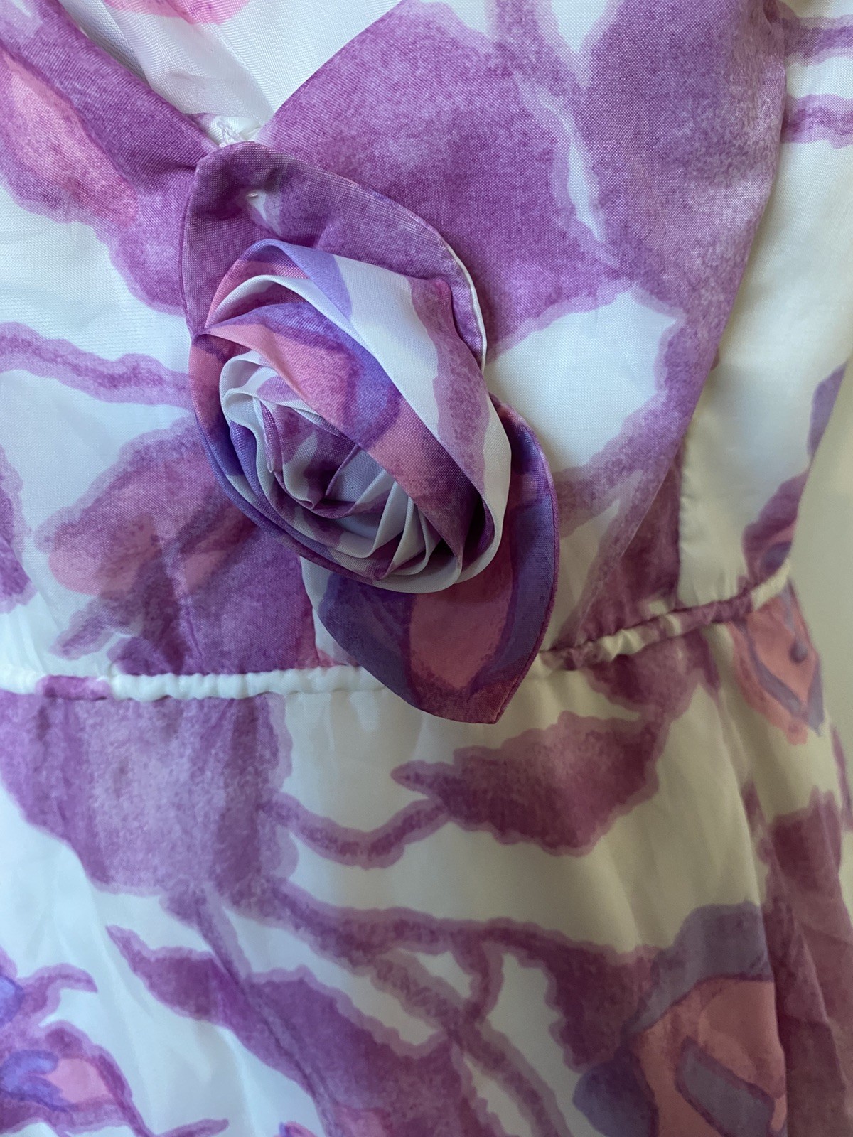 50, S Party Dress In Pink/wte Floral By Conni Con Sydney.36” B 26” W 8/10