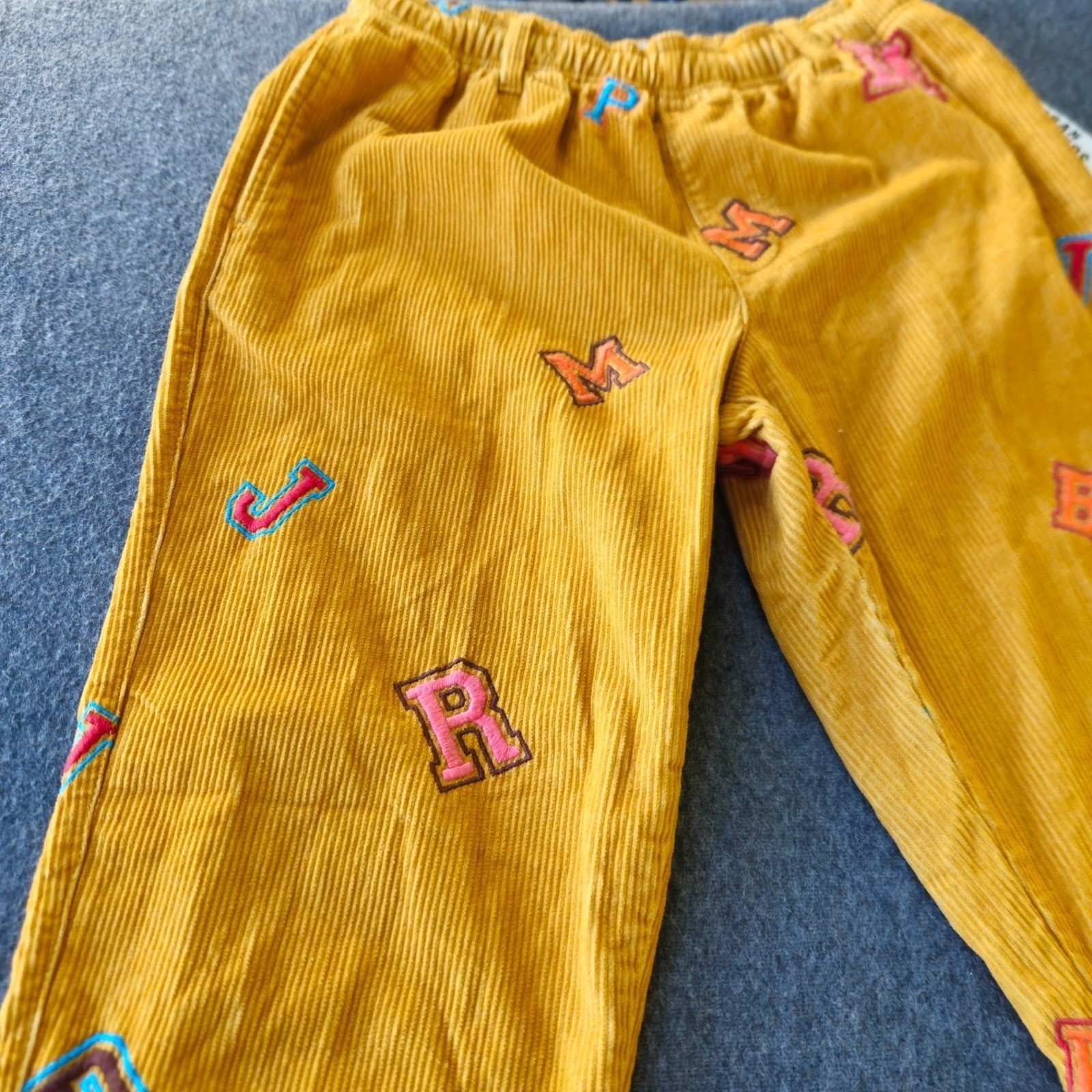 New Urban Outfitters Unisex Corduroy Cotton Patch Pants S/27w Streetwear Kidcore