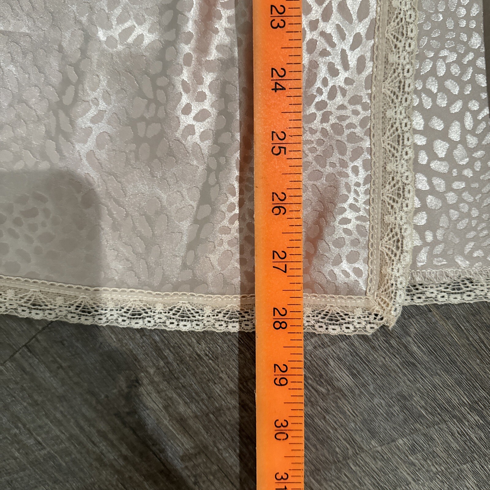 NWT Aakaa Womens Sz Large Pink Lace Slip Skirt Lingerie Sexy Half Slip Stretch