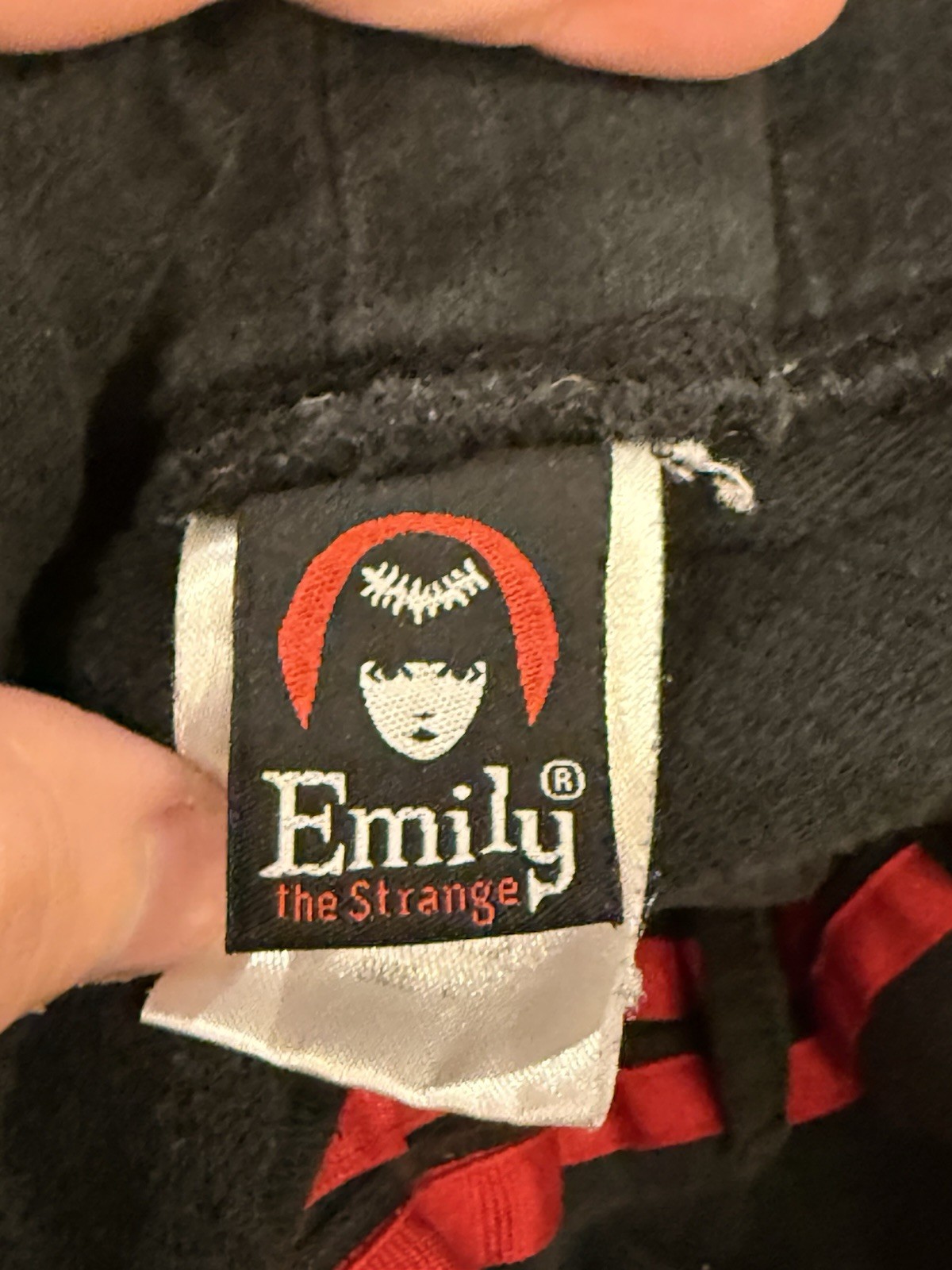 Women’s Vintage Early 2000’s Emily The Strange Size L Black Track Pants