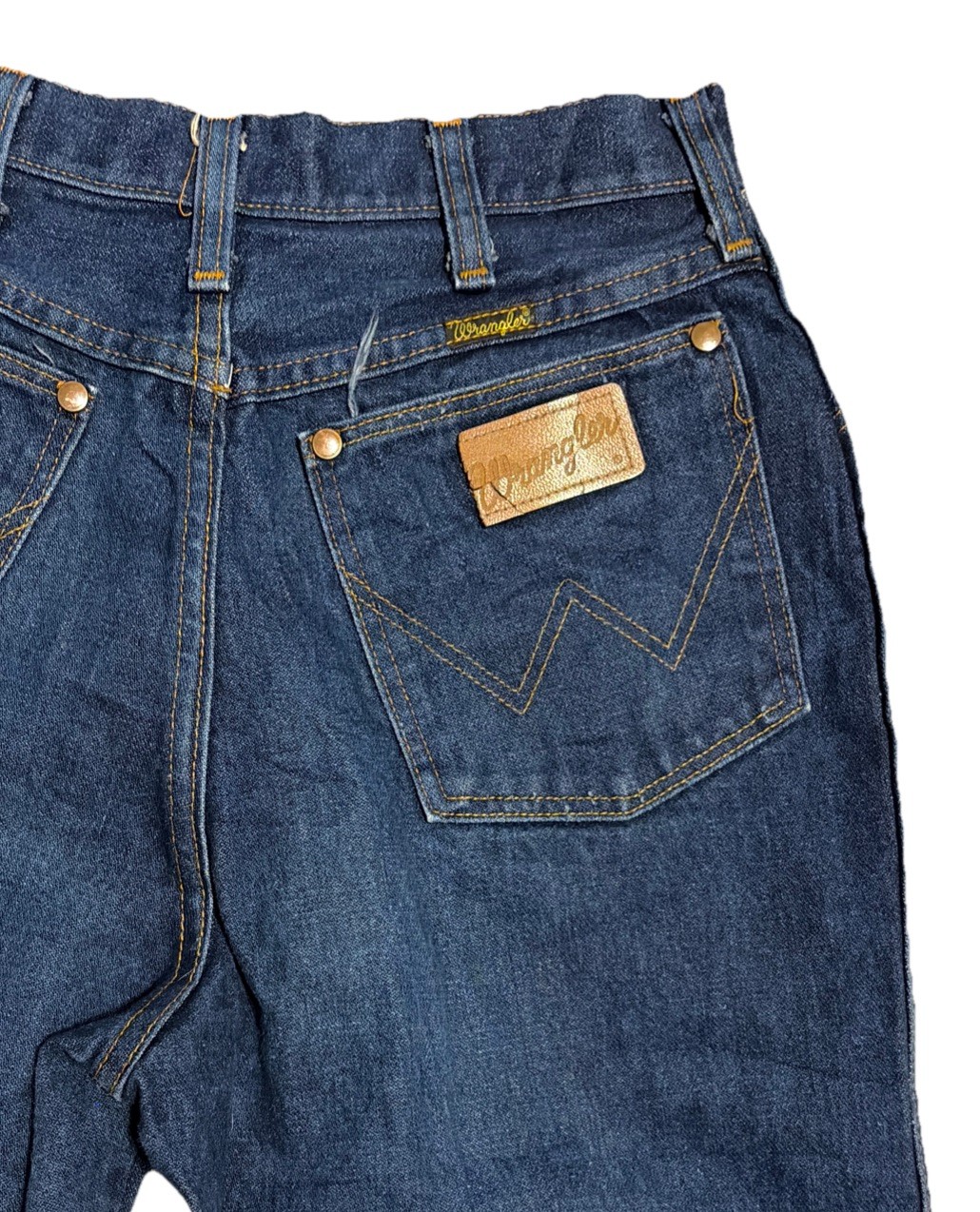 Vintage Wrangler Cowboy Cut Jeans Women’s Size 29×32 Indigo 13MWZMR USA Made 70s
